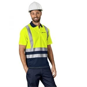 2Tone HiViz Golf Shirt