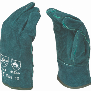 Green Lined Welders Glove