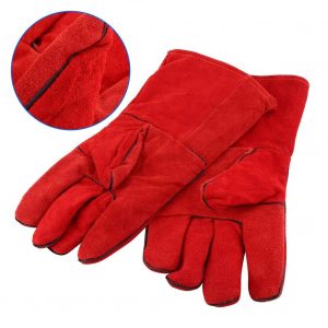 Red Heat Resist Wrist Glove