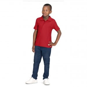 Kids Basic Pique Golf Shirt